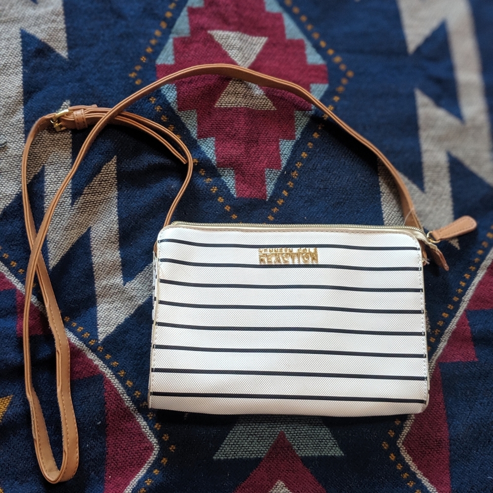 Kenneth Cole Reaction striped purse